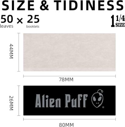 Alien Go Silver - 1 1/4 Size Rolling Papers - Image 3